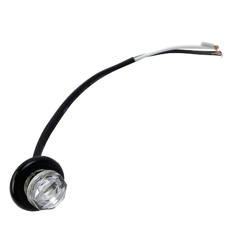 Optronics Clear Lens Red 3/4 Pc Rated Marker/Clearance Light With A11Gb Grommet MCL11CRKB